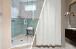 The difference between shower doors & curtains